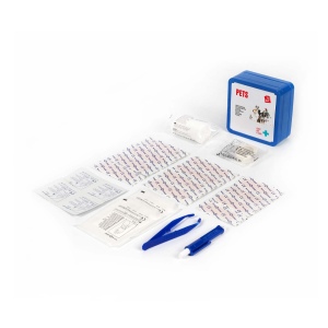 Kit de premiers secours en métal pour animaux de compagnie MyKit 13