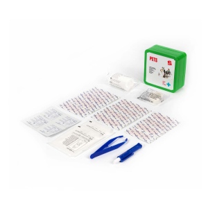 Kit de premiers secours en métal pour animaux de compagnie MyKit 14