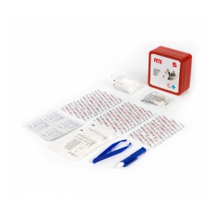 Kit de premiers secours en métal pour animaux de compagnie MyKit 15