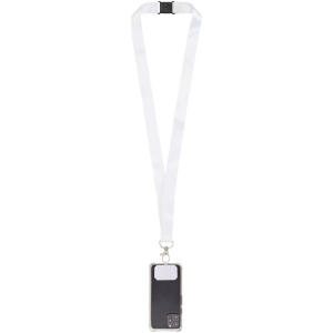 Tour de cou porte-téléphone Addie avec lanière de sécurité détachable et impression par sublimation 4