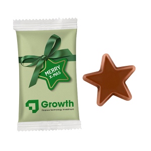 Étoile au Chocolat, flowpack PAPIER