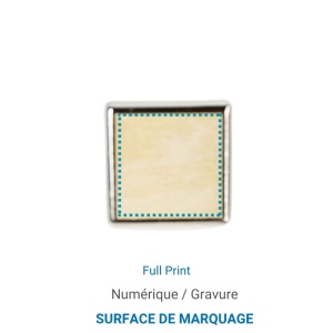Pin's Carré Bois - France 4