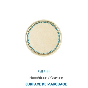 Pin's ROND Bois - France 4