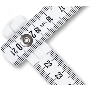 Mètre pliant Stabila en ABS de 2 m Gloria 1100 Série 3