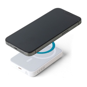 Power bank sans fil en ABS recyclé Miren 9
