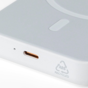 Power bank sans fil en ABS recyclé Miren 10