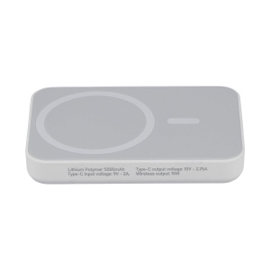 Power bank sans fil en ABS recyclé Miren 11