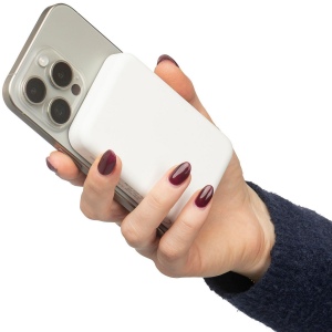 Power bank sans fil en ABS recyclé Miren 12