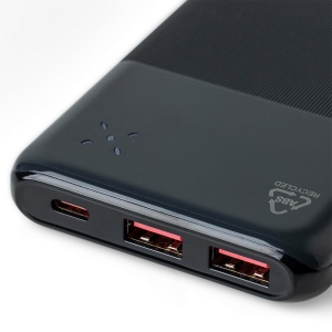 Power bank en ABS recyclé Tavi 6