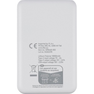 Power bank en ABS recyclé Rayen 7