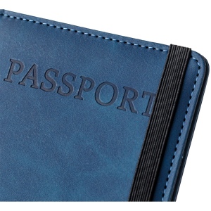 Porte-passeport et étiquette de bagage en PU recyclé Zani 6