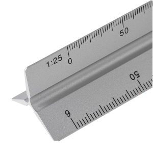 Règle triangulaire en aluminium de 30 cm Tavi 5
