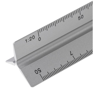 Règle triangulaire en aluminium de 30 cm Tavi 8