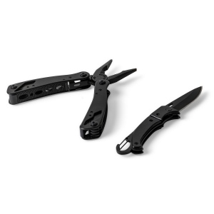 Pince multifonction en aluminium noir Ariane 7