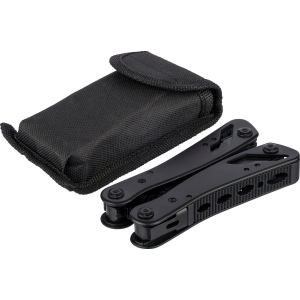 Pince multifonction en aluminium noir Ariane 9