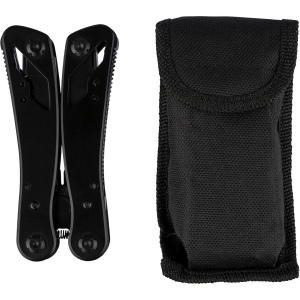 Pince multifonction en aluminium noir Ariane
