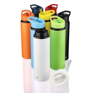 Gourde de 500 ml en acier inoxydable recyclé Zeno