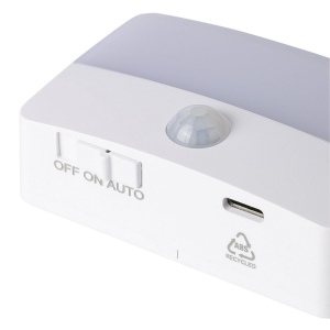 Lampe rechargeable avec détecteur en ABS recyclé Ari 7