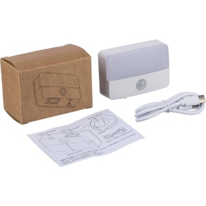 Lampe rechargeable avec détecteur en ABS recyclé Ari 9