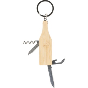 Porte-clés multi-outils en bambou Inaya 4