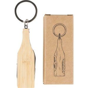 Porte-clés multi-outils en bambou Inaya 5