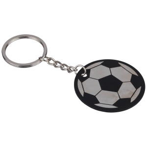 Porte-clés ballon de football en acier inoxydable recyclé Ciro 4