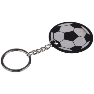 Porte-clés ballon de football en acier inoxydable recyclé Ciro 7