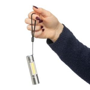 Lampe de poche COB en aluminium recyclé Sami 15
