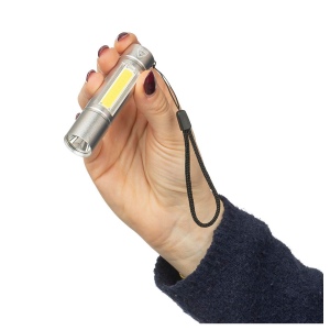 Lampe de poche COB en aluminium recyclé Sami 13