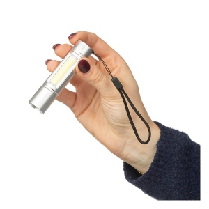 Lampe de poche COB en aluminium recyclé Sami 14