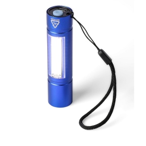 Lampe de poche COB en aluminium recyclé Sami