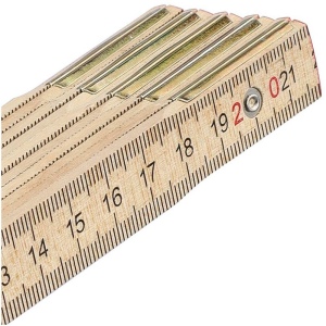 Mètre pliable en bois de bouleau Ezio 5