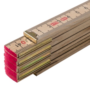 Mètre pliable en bois de bouleau Ezio 8