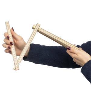 Mètre pliable en bois de bouleau Ezio 9
