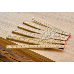 Mètre pliable en bois de bouleau Ezio 10