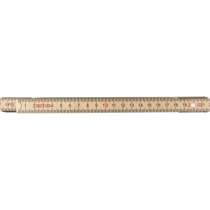 Mètre pliable en bois de bouleau Ezio