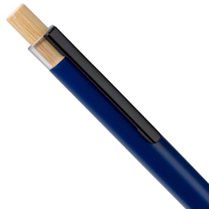 Stylo à bille poussoir laqué en aluminium recyclé Maren 16