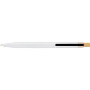 Stylo à bille poussoir laqué en aluminium recyclé Maren 3
