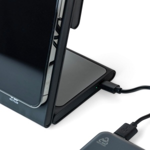 Power bank magnétique sans fil 3 en 1 en ABS recyclé Valerio 9