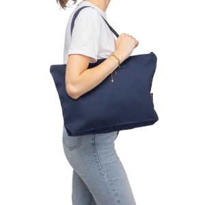 Sac shopping en polycoton recyclé 330 g/m2 Malina 12