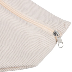 Trousse à maquillage zippée en velours côtelé Tia 10