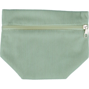 Trousse à maquillage zippée en velours côtelé Tia 5
