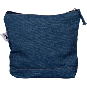 Trousse de maquillage en denim recyclé Orin 3
