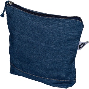 Trousse de maquillage en denim recyclé Orin 5