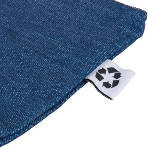 Trousse de maquillage en denim recyclé Orin 6