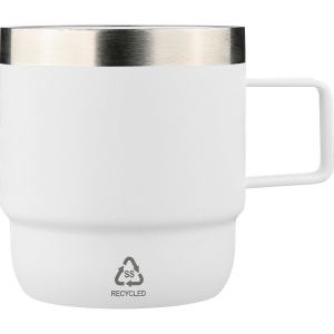 Mug double paroi de 180 ml en acier inoxydable recyclé Lilia 3