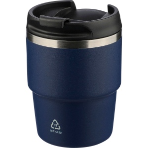 Mug double paroi de 175 ml en acier inoxydable recyclé Oli 5