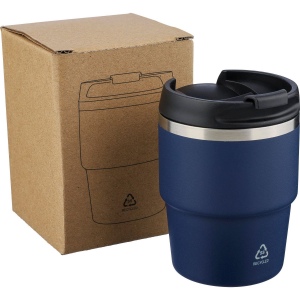 Mug double paroi de 175 ml en acier inoxydable recyclé Oli 15