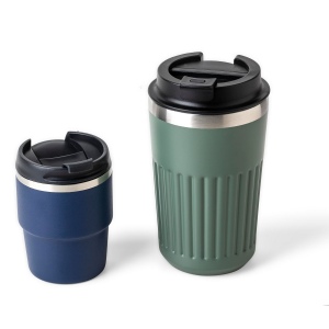 Mug double paroi de 175 ml en acier inoxydable recyclé Oli 9