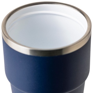 Mug double paroi de 175 ml en acier inoxydable recyclé Oli 11